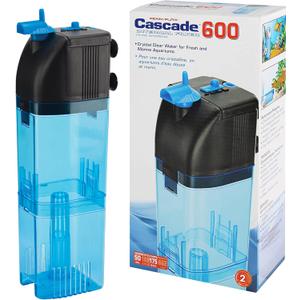 Penn-Plax Cascade 600 Fully Submersible Internal Filter  Provides Physical, Biological, and Chemical Filtration for Aquariums and Turtle Tanks