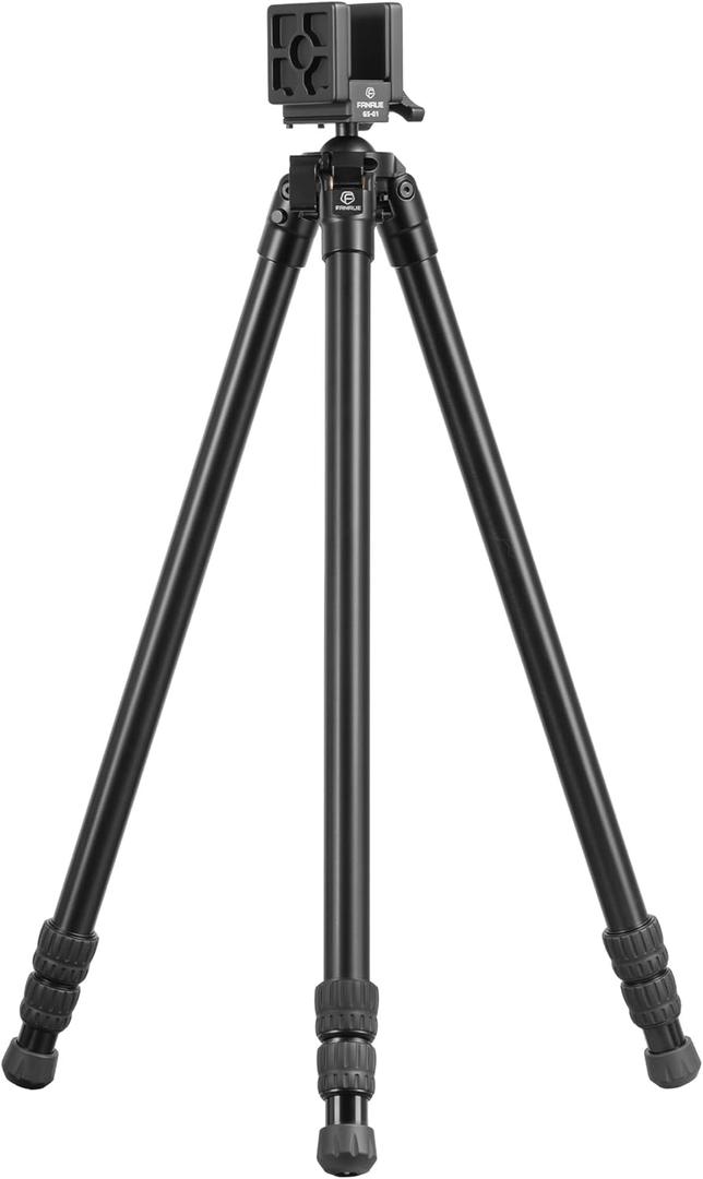 FANAUE Aluminum Alloy Tripod with High Strength Structure,Durable,Adjustable,360 Rotation Ball Mount,Shooting, Hunting & Outdoor Activities