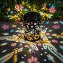Solar Lanterns Outdoor Waterproof Solar Lights Outdoor Garden, Gifts for Women Mother's Day Mom Grandma, Hanging Solar Lights Dragonfly Garden Decor for Patio, Yard, Lawn, Porch, Backyard