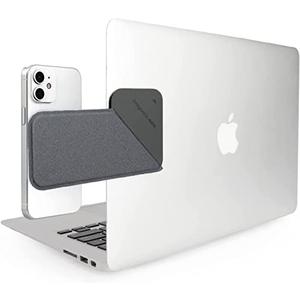 MOFT Magnetic Laptop iPhone Mount, Continuity Camera Mount, Foldaway Portable Laptop Top & Side Holder for Dual-Screen Setup - Gray