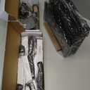 Home Hero High Carbon Stainless Steel Knife Set - Chef Knife Set Precision Slicing & Versatility - Nonstick Ceramic Coated Blades & Easy Cleaning - Ergonomic Handles & Secure Grip - 12-Piece, Black