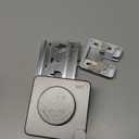 Retractable Clothesline Indoor, Non-Sagging Outdoor Clothes Line Retracting Heavy Duty Clothes Drying Laundry Line Wall Mounted Stainless Steel Line-15.1 Feets(Square-Gray)