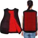 Red-Light-Therapy-for-Body,2025 Upgraded 4 Modes for Full Body Pain Relief,315Dual Wave Near Infrared Light (660nm & 850nm) LEDs,Multi-Mode Customization(Black26.77"x19.68")
