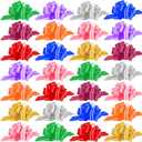 Chunyin 72 Pcs 5 Inch Wrap Pull Bows Gift Bows with Ribbon for Valentine's Day Easter Gift Wrapping Decor Birthday Anniversary Supplies(Multi Color)