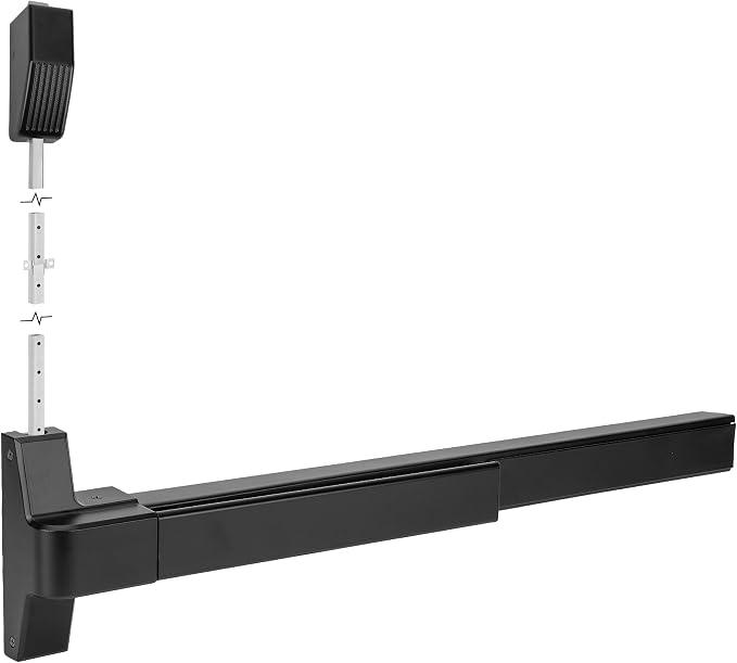IRONWALLS Surface Vertical Rod Panic Bar 27.5", Commercial Exit Device