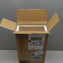 QEEIG Bathroom Floating Shelves for Wall - 15.7" Wall Mounted Shelf Over Toilet Farmhouse Home Decor Display Bookshelf Small 15.7 x 6.7 inch Set of 2, Rustic Brown (008-40BN)