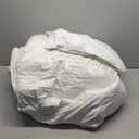 L LOVSOUL Goose Feather Down Fiber Comforter Queen Size, 100% Organic Cotton Fabric Duvet Insert,1200TC,750+FP, Hotel Collection, All Season White Bedding Comforters with 8 Tabs,72oz