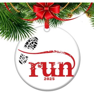 2025 Cross Country Run Lover Ornament, XC Running Gift, Runner Christmas Keepsake, Gifts for Runner (C21)