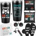 Gamer Gifts for Men Boyfriend Dad Brother Fathers Day, 2026 Graduation Gift for Son, Gaming Accessories for Room, Gaming Stuff - Gamer Gift Set Box