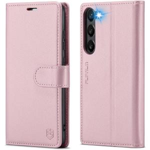 Wallet Case for Samsung Galaxy S23 Plus/S23+, RFID Blocking Credit Card Holder, PU Leather Folio Flip Kickstand Protective Shockproof Cover for Samsung S23 Plus