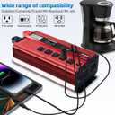 Cantonape 5000W Power Inverter 12V to 110V/120V DC to AC with LCD Display, Remote Controller 5 x AC Outlets and 4 x 3.1A USB Car Adapter for Car Truck Boat RV Solar System