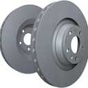 EBC Silver Cast Iron Rear Brake Rotor for Subaru WRX