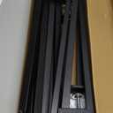 Over The Table Rod Stand with Clamps Adjustable 13''-42'' Tall 29"-98" Length Set of 2 Black Table Arch Hanging for Wedding Birthday Party Halloween Christmas Decoration