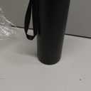 Han's Bottle Sports Water Bottle - 24 Oz, Straw Lid, Leak Proof, Vacuum Insulated Stainless Steel, Double Walled, Thermo Mug,Black