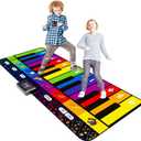 SUNLIN 6 ft. Floor Piano Mat for Kids & Toddlers, Giant Piano Mat, 24 Keys, 10 Built in Songs, 8 Instrument Sounds, Record & Playback, Song Booklet, Musical Toy Gift for Boys & Girls Age 3 4 5 6 7 8 9