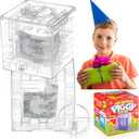 Hanaive 2 Pack Money Maze Puzzle Box for Cash Gift - Clear Holder for Adults, Kids Brain Teasers, 3D Fun Cash Cube Bank