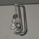 2 Pack Shower Grab Bar Stainless Steel Bathroom Grab Bars Shower Bath Handle Grab Bars for Bathtub Showers 18 Inch (Silver)