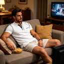 Men's Henley Shirts Short/Long Sleeve Casual Cotton T-Shirt Classic Button Basic Stylish Tees Tops (White, XXL)