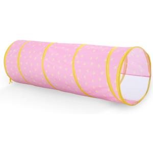 Kids Play Tunnel, Tunnel for Toddlers 1-3, Pop Up Crawl Tunnel Toy for Infant Baby Children Mesh See Through, Collapsible Tent Gift for Girl Boy