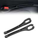 Car Seat Gap Filler Organizer 2 PCS Black Universal Seat Gap Plug Blocker Anti-Drop Console Catcher Phone Keys Storage for Car Truck SUV Auto Accessories Style3