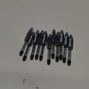 Pentel BK91MNA-A Pentel Mini R.S.V.P. Stick Ballpoint Pen, Translucent Brl, Black Ink, Med Pt, Pack of 11