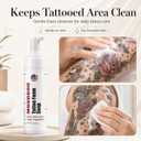 Tattoo Aftercare Kit, 10oz Tattoo Balm and 7oz Foam Soap, Moisturizes and Helps Protect Tattooed Skin, Revives New & Old Tattoo Appearance, pH Balanced Piercing & Tattoo Cleanser, Non-Petroleum Vegan