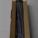 Matte Black Shower Curtain Rod 31-55 inches with Holders, Stainless Steel Shower Rod & Tension Rod, Adjustable Tension Shower Curtain Rod for Bathroom, Windows, Closet