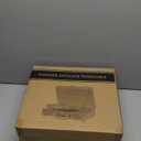 Vinyl Record Player 3-Speed Bluetooth Suitcase Portable Belt-Driven Record Player with Built-in Speakers RCA Line Out AUX in Headphone Jack Vintage Turntable Brown