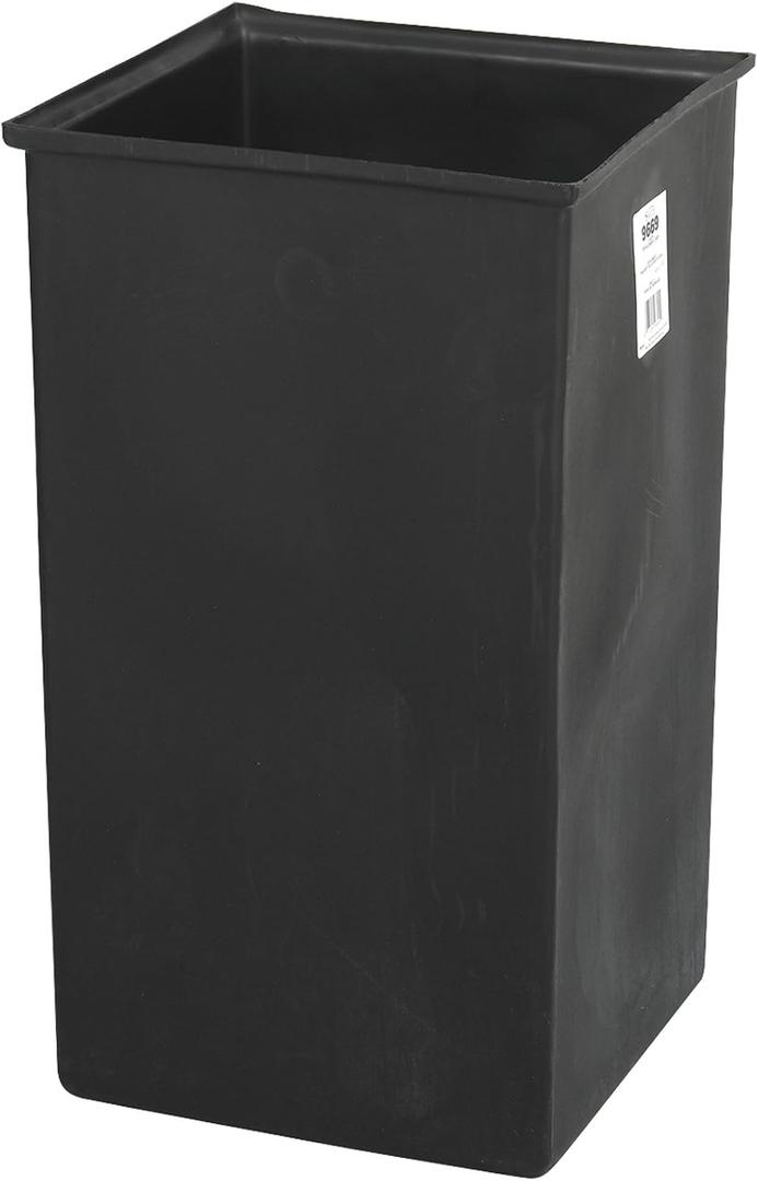 Safco Trash Can Liner for 36 Gallon Garbage Cans, Plastic Insert Easy to Remove and Clean, Black