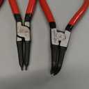 CRAFTSMAN Snap Ring Plier Set, 4-Pack, 7 inch, Straight and Curved Pliers, Stainless Steel (CMMT98339)