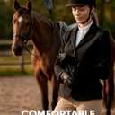 Riding Crop for Horses 17", Horse Crop for Training, Equestrian Sport Accessory, Black