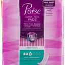 2 x Poise Female Incontinent Pad Long Length 11" 48536, Light, 48 Ct