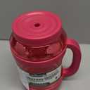 REDUCE WaterDay 80 oz Water Jug with Time/Ounce Markings - Spill-Proof Straw, Durable Tritan - Big Water Bottle for Daily Hydration - Dishwasher Safe, Clear & Easy to Clean, Pink