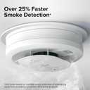 Kidde Smart Smoke Detector, Ring App Enabled for Real-Time Notifications, Hardwired Alarm, AA Backup Battery