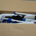 FSA/HSA Eligible Sliding Shower Chair with Padded 360 Swivel Seat, 330lbs Tub Transfer Bench, Non-Slip Arms, Safety Belt, Adjustable Height for Elderly & Disabled Inside Shower