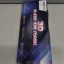 Sleep Mask 100% Light Blocking Eye Mask for Sleeping 3D Memory Foam Eye Covers with Adjustable Strap Night Blindfold for Men Women Black