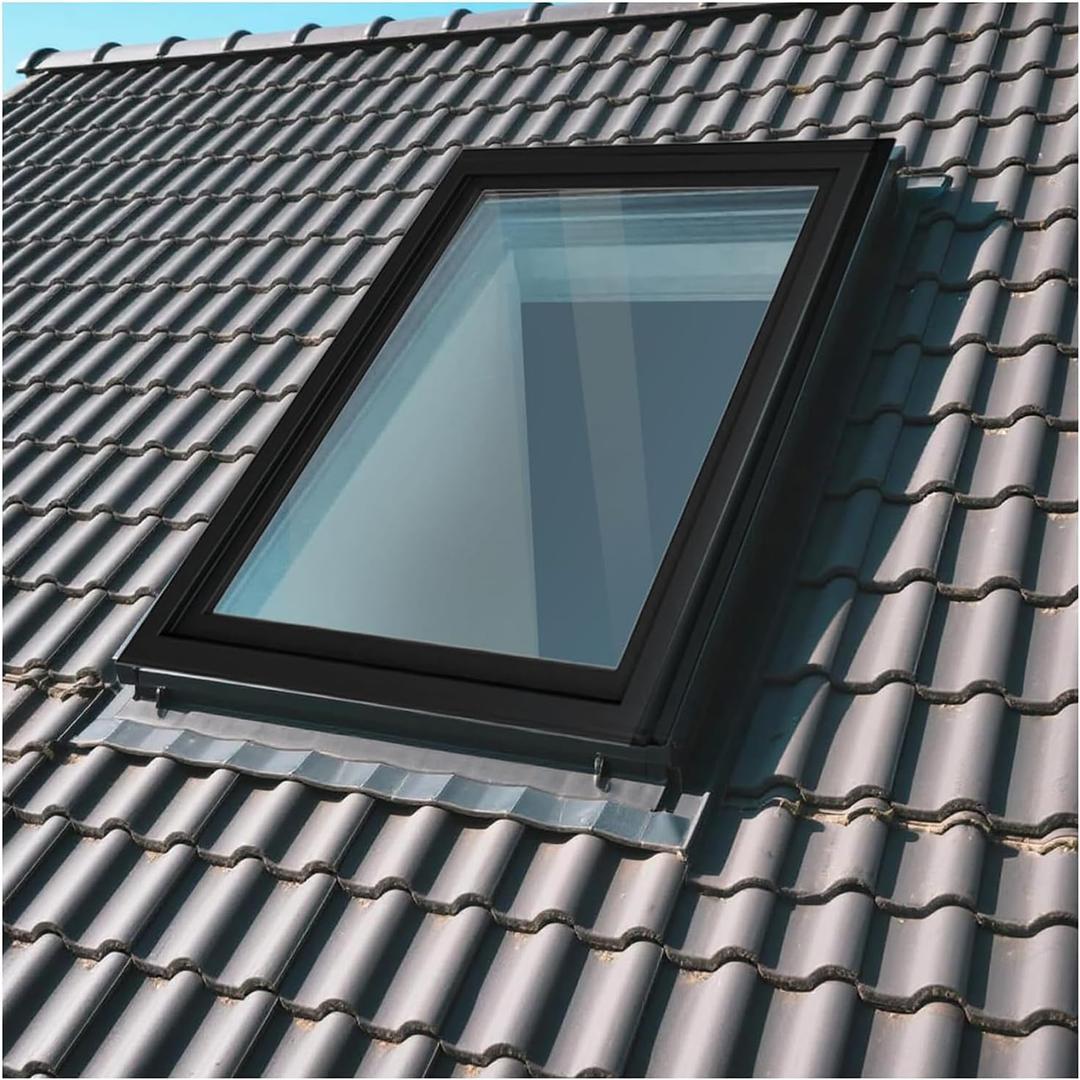 Skylight Window for House Roof, Tempered Glass Roof Hatch | Sloped Flat Roof Window for Attic and Sun Room (23.6 x 31.5 in)