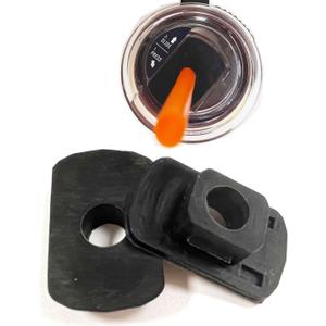 2Pcs Straw Lid Attachment for Yeti Tumbler,Stronghold Lid Straw Hole for 20oz 30oz Yeti Rambler Travel Mug,Accessory forChange your Magslider to Allow A Straw to Insert(Can't Prevent Leakage)