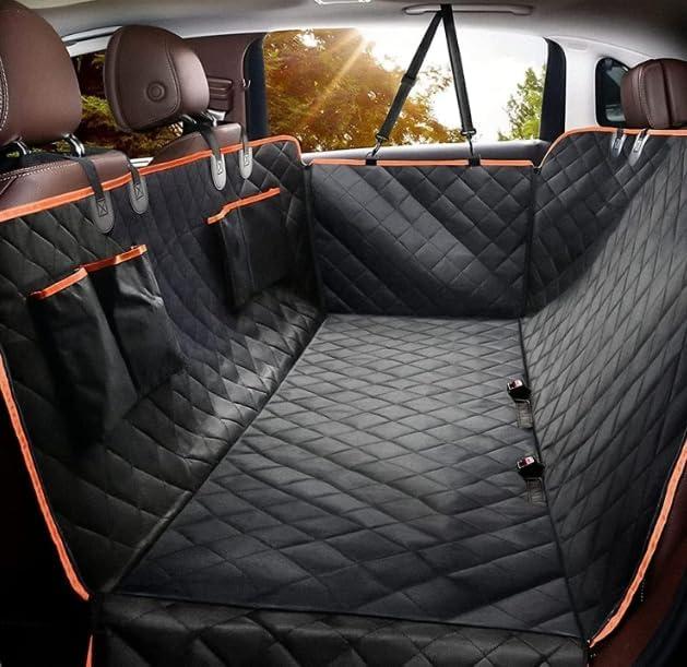Dog Car Seat Cover for Back Seat,100% Waterproof Scratch Proof Nonslip Seat Cover,600D Heavy Duty Scratch Proof Nonslip Durable Soft Dog Hammock