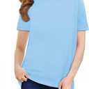 Arshiner Girls Unicorn Shirts Short Sleeve Flip Sequin T-Shirt Tops
