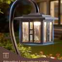 EDISHINE Low Voltage Landscape Lighting, 3W 185LM Oil-Rubbed Bronze Outdoor Landscape Path Lights, Low Voltage Pathway Lights for Garden Driveway, Die-Cast Aluminum, 50,000H, 6-Pack