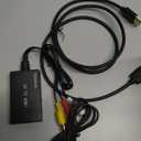 Tengchi RCA to HDMI Converter, Composite to HDMI Adapter Support 1080P PAL/NTSC Compatible with PS one, PS2, PS3, STB, Xbox, VHS, VCR, Blue-Ray DVD Players