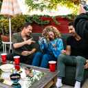 DSS Games You Laugh You Drink for People Who Cant Keep A Straight Face [Try Not to Laugh Cards | Party Game for Adults | 150 Fun Prompt Cards for Game Nights, Pregames | Gift for Him]