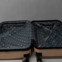 Rockland Melbourne Hardside Expandable Luggage with Spinner Wheels, Champagne, Checked Large 28" (Checked Large 28", CHAMPAGNE)