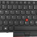 Laptop Replacement US Layout Keyboard for Lenovo ThinkPad T15 Gen 2 Type 20W4 20W5 20S6 20S7 P15s Gen 1 P15s Gen 2 Black 5N21B08451 5N21B08414
