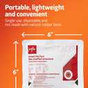 Medline Instant Warm Pack, Disposable, 6" x 6", 24 per Pack, Heat Packs for Pain Relief, Muscle Soreness and Increased Blood Flow