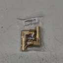 2PCS Brass 3/4" NPT Male to 3/4" Barb 90 Degrees Elbow Hose Barb Fittings Adapter Connector for Water/Oil/Gas