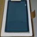 Ceramic Orchid Pot, 10 Inch Orchid Pots with Holes, Premium Thickened Handmade Glazed Pot for Orchidaceae Plants, Indoor Outdoor Decorative Flower Pots for Easy Repotting (Teal)