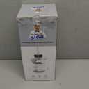 MR.SIGA Toilet Bowl Brush and Holder, Premium Quality, with Solid Handle and Durable Bristles for Bathroom Cleaning, White, 1 Pack (One Size)