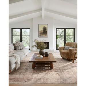 Loloi Amber Lewis Georgie Collection GER-02 Ocean/Sand 7'-6" x 9'-6", .19" Pile Height, Area Rug